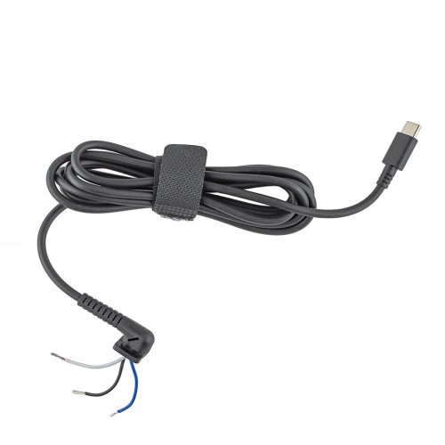 DC Кабель Type-C для блока питания ноутбука Dell, (65W, 3pin, Three-core, 1.5м)