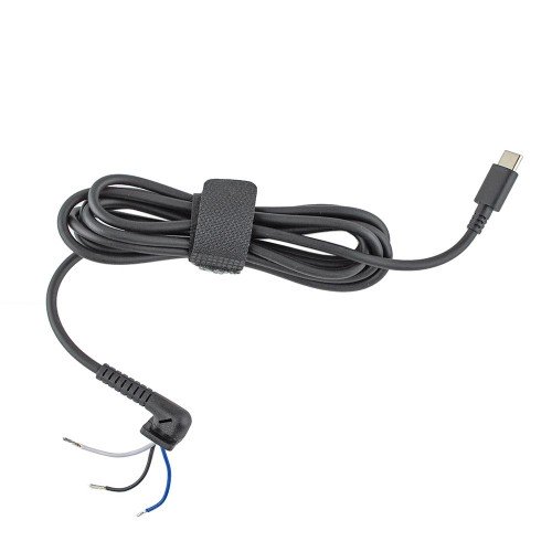 DC Кабель Type-C для блока питания ноутбука Dell, (65W, 3pin, Three-core, 1.5м)