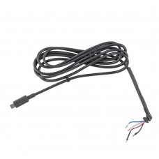 DC Кабель Type-C для блока питания ноутбука Dell, (65W, 4pin, Four-core, 1.5м) DC Кабель Type-C для блока питания ноутбука Dell, (65W, 4pin, Four-core, 1.5м)
