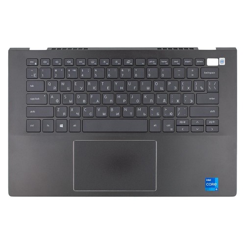 Корпус верхняя крышка для ноутбука Dell Vostro 14 5401 5402, RU, (Grey, топкейс+тачпад+клавиатура с подсветкой, 0DY5HN, Original)