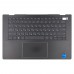 Корпус верхняя крышка для ноутбука Dell Vostro 14 5401 5402, RU, (Grey, топкейс+тачпад+клавиатура с подсветкой, 0DY5HN, Original)