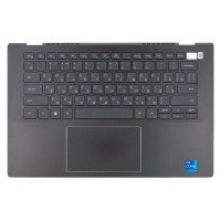 Верхняя крышка для Dell Vostro 14 5401 5402, RU, (Grey, топкейс+тачпад+клавиатура с подсветкой, 0DY5HN, Original)