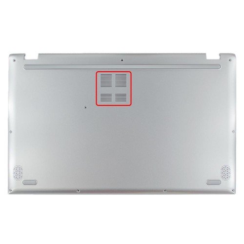 Нижняя крышка для ноутбука Asus A712EA K712EA R710EA S710EA X712EA X712EQ series, (Silver, поддон, днище, D Cover, 90NB0TW0-R7D010)