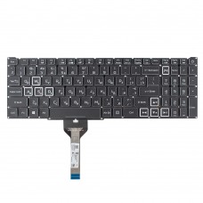 Клавиатура для Acer Nitro AN515-45 AN515-56 AN515-57 AN517-41 AN517-57, RU/UA (Black, 14pin backlit, Original)