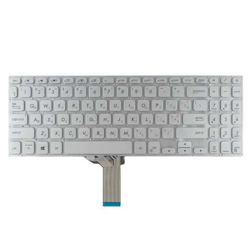 Клавиатура для ноутбука Asus Vivobook S530F S530U X530F X530U series, RU/UA, Silver