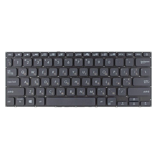 Клавиатура для ноутбука Asus A409 F409 X409 A416 F415 S415 S416 X415 series, RU/UA, черная