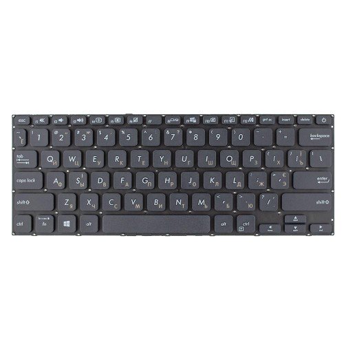 Клавіатура для ноутбука Asus A409 F409 X409 A416 F415 S415 S416 X415 series, RU/UA, чорна