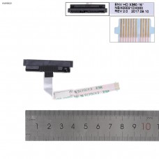 Шлейф Sata HDD/SSD для HP 15-DK TPN-C141 15m-cp series, (11pin, NBX00021DX000)