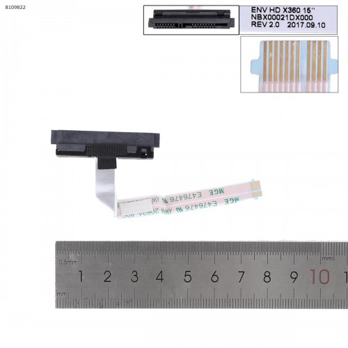 Шлейф Sata HDD/SSD для ноутбука HP 15-DK TPN-C141 15m-cp series, (11pin, NBX00021DX000)