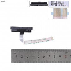 Шлейф Sata HDD/SSD для HP 15-DK TPN-C141 15m-cp series, (11pin, NBX00021DX000)