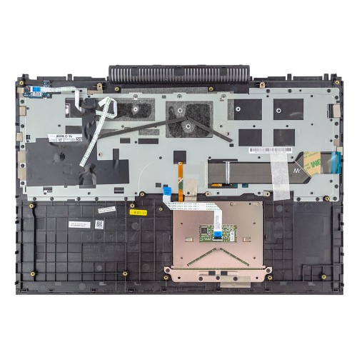 Корпус верхняя крышка для ноутбука Dell Inspiron 15 7000 7566 7567 P65F, RU, (топкейс+тачпад+клавиатура с подсветкой, 0MDC8K, Original)