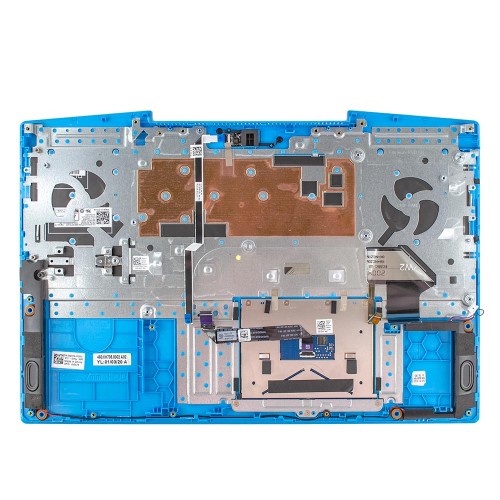 Корпус верхня кришка для ноутбука Dell G3 15 3590 P89F series, RU, (Blue, топкейс+тачпад+клавіатура з підсвіткою, 0MDC8K, Original)
