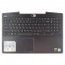 Корпус верхняя крышка для ноутбука Dell G3 15 3590 P89F series, RU, (Blue, топкейс+тачпад+клавиатура с подсветкой, 0MDC8K, Original)