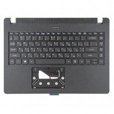 Верхня кришка для Acer TravelMate TMP214-41 TMP214-52, RU/UA, (Black, топкейс+клавиатура, подсветка, Original)