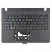 Верхняя крышка для ноутбука Acer TravelMate TMP214-41-G2 TMP214-52, RU/UA, (Black, топкейс+клавиатура с подсветкой, 6B.VLMN7.032, C Cover, Original)