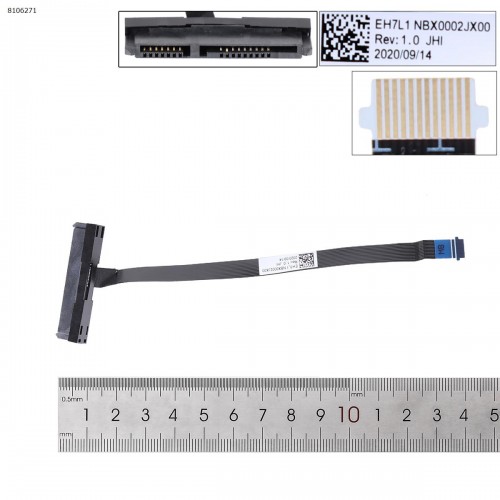 Шлейф Sata 2.5 HDD/SSD для ноутбука Acer Aspire A317-32 A317-51 A317-51K A317-52, (12pin 12см, 50.HEKN2.001, NBX0002JX00, EH7L1)