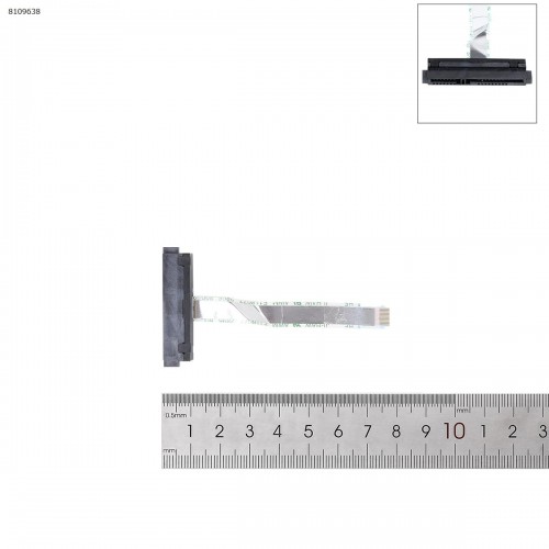 Шлейф Sata HDD/SSD для ноутбука Dell Inspiron 17 5755 5758 5759 P28E, (AAL30, NBX0001R100, 00KT1K)