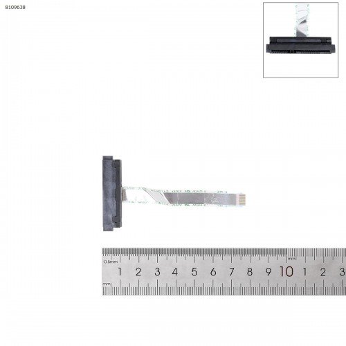 Шлейф Sata HDD/SSD для ноутбука Dell Inspiron 17 5755 5758 5759 P28E, (AAL30, NBX0001R100, 00KT1K)