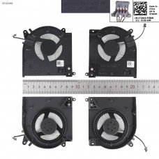 Вентилятори 12V CPU+GPU для Dell Alienware M15 R3 R4 series, (0D1X38, 0TG9V0, FM7D, FM7C, Original)