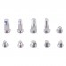 Винтики для нижней крышки Apple Macbook Air 13.3" A1932 A2179 A2337 2018 (комплект 10шт, Silver)