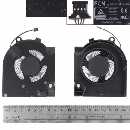 Вентилятор для ноутбука Dell G15 5510 5511 5515 5520 RTX3070 2021року, (12V CPU fan, FCN FNCW DFSCK22105182Q, Original)