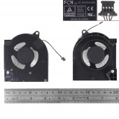 Вентилятор для Dell G15 5510 5511 5515 5520 RTX3070 2021года, (10.5 mm 12V GPU, FNCV DFSCK22115181T, Original)
