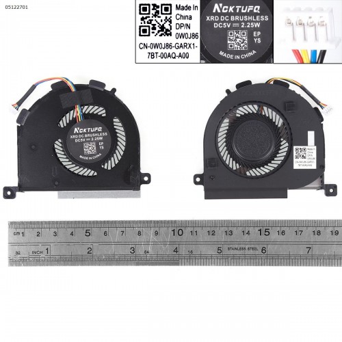 Вентилятор для ноутбука Dell Latitude E5450 (06YYDG, EG50050S1-C400-S9A, DC28000EFSL, Аналог)
