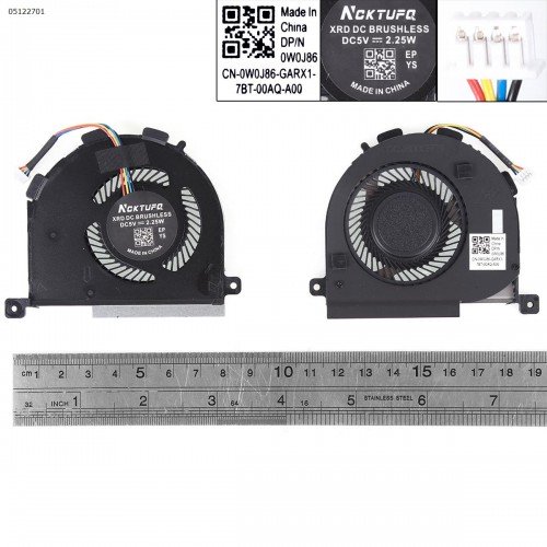 Вентилятор для ноутбука Dell Latitude E5450 (06YYDG, EG50050S1-C400-S9A, DC28000EFSL, Аналог)