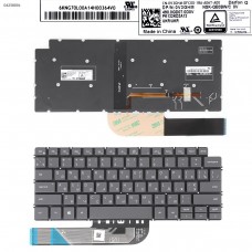 Клавиатура для Dell Inspiron/Vostro 14 5401 5402 3400 3401 5490 5390 5391 7490, RU/UA, Gray, Backlit, Original