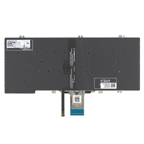 Клавиатура для ноутбука Dell Latitude 5200 3300 5300 7200 7300 3301 7290 5310, UA, (черная, с подсветкой, Original)