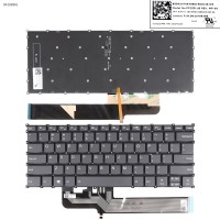 Клавіатура для Lenovo Ideapad S540-14IWL S540-14API S540-14IML, US, (сіра, з підсвіткою, Original)
