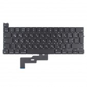 Клавиатура для Macbook Pro 13" M1 A2338 2020 года, RU/UA, Black, (вертикальный Enter)