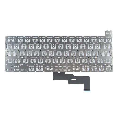 Клавиатура для ноутбука Macbook Pro 13" M1 A2338 2020 года, RU/UA, Black, (горизонтальный Enter)