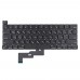 Клавиатура для ноутбука Macbook Pro 13" M1 A2338 2020 года, RU/UA, Black, (горизонтальный Enter)