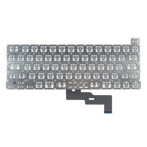Клавіатура для ноутбука Macbook Pro 13" M1 A2338 2020 року, RU/UA, Black, (горизонтальний Enter)