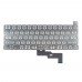 Клавіатура для ноутбука Macbook Pro 13" M1 A2338 2020 року, RU/UA, Black, (горизонтальний Enter)