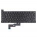 Клавіатура для ноутбука Macbook Pro 13" M1 A2338 2020 року, RU/UA, Black, (горизонтальний Enter)