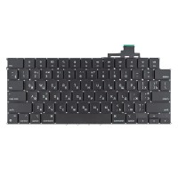 Клавиатура для Macbook Air 13" A2681, RU/UA, Black, (горизонтальный Enter)
