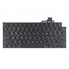 Клавиатура для Macbook Air 13" A2681, RU/UA, Black, (горизонтальный Enter)