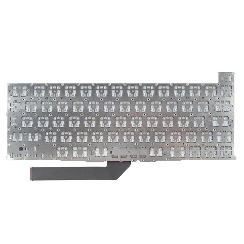 Клавиатура для ноутбука MacBook Pro 16" A2141 2019-2020, RU/UA, Black, (вертикальный Enter)