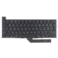 Клавиатура для MacBook Pro 16" A2141 2019-2020, RU/UA, Black, (вертикальный Enter)