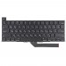 Клавиатура для ноутбука MacBook Pro 16" A2141 2019-2020, RU/UA, Black, (горизонтальный Enter)