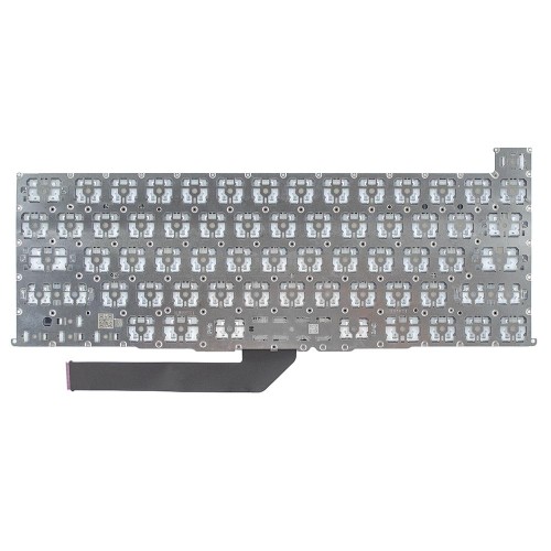 Клавиатура для ноутбука MacBook Pro 16" A2141 2019-2020, RU/UA, Black, (горизонтальный Enter)