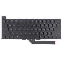 Клавіатура для MacBook Pro 16" A2141 2019-2020, RU/UA, Black, (горизонтальний Enter) Клавіатура для MacBook Pro 16" A2141 2019-2020, RU/UA, Black, (горизонтальний Enter)