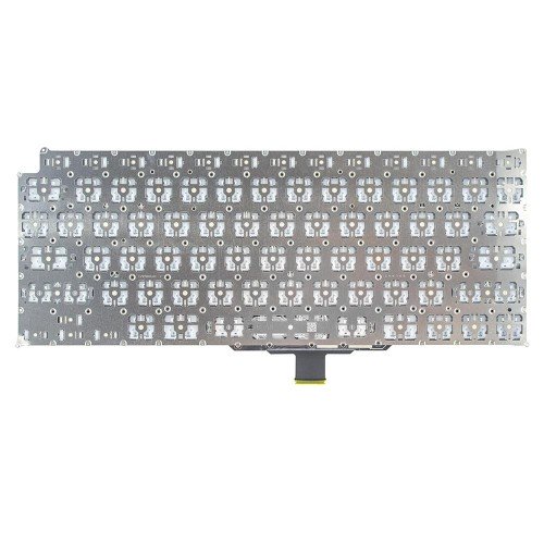 Клавиатура для ноутбука MacBook Air 13" A2337 M1 2020 года, RU/UA, Black, (горизонтальный Enter)