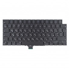 Клавіатура для Macbook Pro A2442 A2779 A2918 A2992 A3112 A3401 A3185, RU/UA, Black, (вертикальний Enter)
