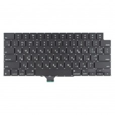 Клавиатура для Macbook Pro A2442 A2779 A2918 A2992 A3112 A3401 A3185, RU/UA, Black, (горизонтальный Enter)