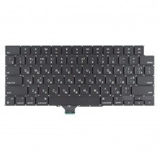 Клавиатура для Macbook Pro A2442 A2779 A2918 A2992 A3112 A3401 A3185, RU/UA, Black, (горизонтальный Enter)
