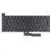 Клавиатура для ноутбука MacBook Pro 13" A2251 2020 года, RU/UA, Black, (вертикальный Enter)