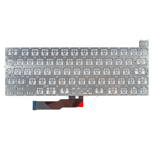 Клавиатура для ноутбука MacBook Pro 13" A2251 2020 года, RU/UA, Black, (вертикальный Enter)